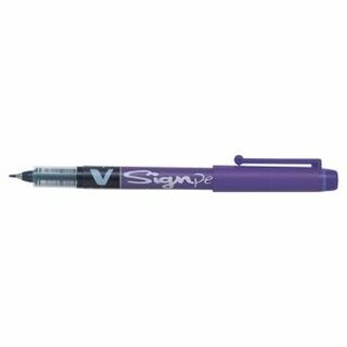 Fineliner Pilot 4102, V Signpen SW-VSP, Strichstrke: 0,6mm, lila