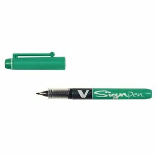 Fineliner Pilot 4102, V Signpen SW-VSP, Strichstrke: 0,6mm, grn