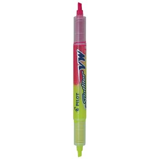 Textmarker Pilot 4137709 Twin Spotliter Begreen Liquid Ink gelb und rosa