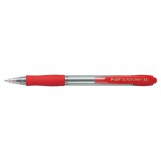 Kugelschreiber Pilot 2030 BPGP-10R-M Super Grip, Strichstrke: 0,4mm, rot