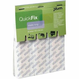 Plum Pflaster QuickFix Elastic 5508, Nachf., 120x20mm, hautfarben, 30 Stck