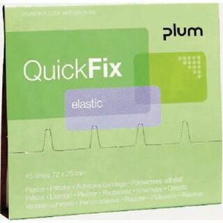 Pflasterstrips Nachfllung Plum Quickfix 5512, Mae: 72x25mm, 45 Stck