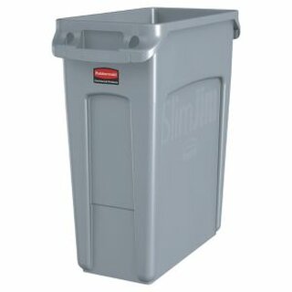 Rubbermaid Abfallbehlter Slim Jim, 3541, Container, 60 Liter, grau