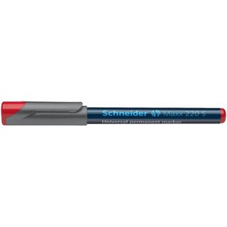 OHP-Stift Schneider Maxx 220 S, wasserfest, Strichstrke: 0,4mm, rot