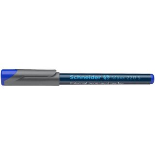 OHP-Stift Schneider Maxx 220 S, wasserfest, Strichstrke: 0,4mm, blau