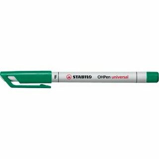 OHP-Stift Stabilo 852 F, wasserlslich, Strichstrke: 0,7mm, grn