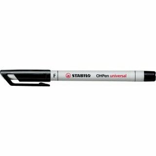 OHP-Stift Stabilo 852 F, wasserlslich, Strichstrke: 0,7mm, schwarz