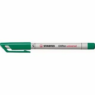 OHP-Stift Stabilo 851 SF, wasserlslich, Strichstrke: 0,4mm, grn