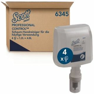 Scott Schaumhandseife Control 6345, Nachfllbehlter, 1,2L, farblos