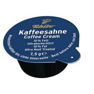 Kaffeesahne Tchibo 80492 10,0% Fettgehalt, 7,5g pro Portion, 240 Stck