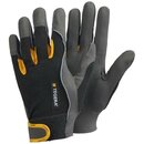 TEGERA Handschuh PRO 9120 GR.10, schwarz/grau/gelb, 6 Paar