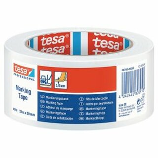 Bodenmarkierung Tesa 6070, PVC, 50mm x 33m, wei