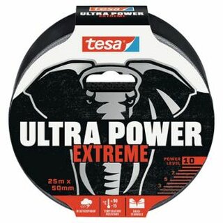 Reparaturband Tesa 56623 Ultra Power Extreme, 25 m x 50 mm, schwarz