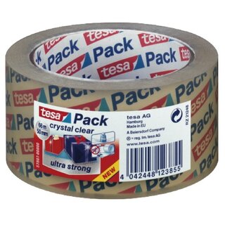 Packband Tesa tesapack 57807, 50mm x 66m, kristallklar