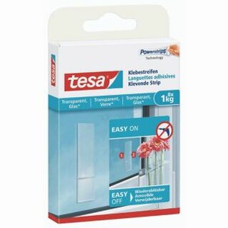 Klebestreifen Tesa 77733 Glas 1 kg 8 Stck transparent