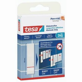 Powerstrips Tesa 77761, Fliesen, 3kg, 6 Stck