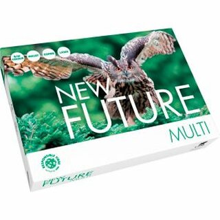 Kopierpapier New Future Multi, A4, 80g, 4fach gelocht, wei, 500 Blatt