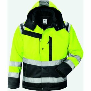 Fristads Warnschutzwinterjacke 4043 Warnschutz-Gelb/Schwarz, Gre: S