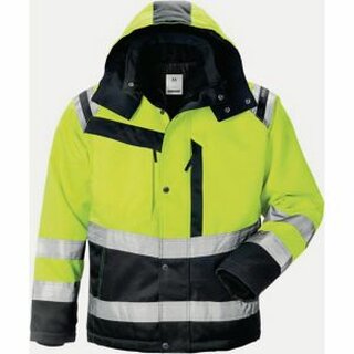 Fristads Warnschutzwinterjacke 4043 Warnschutz-Gelb/Schwarz, Gre: M