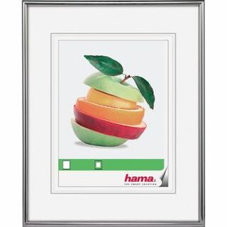 Bilderrahmen Hama 66444, 70 x 100cm (Bildformat: 50 x 70cm), silber