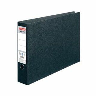 Ordner Herlitz 10397073 maX.file, A3 quer, Rckenbreite: 80mm, schwarz