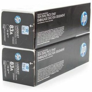 Toner HP CF283AD 83A, 1,5K, schwarz, 2 Stck