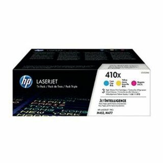 Toner HP CF252XM, Reichweite: 5.000 Seiten, 1 x cyan, 1 x magenta, 1 x gelb