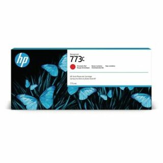 HP Tintenpatrone C1Q38A 773C, 775 ml, rot