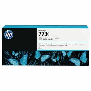 HP Tintenpatrone C1Q44A 773C, 775 ml, hellgrau