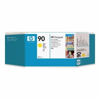 HP Tintenpatrone 90 C5064A, 225 ml, gelb