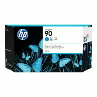 HP Tintenpatrone 90 C5061A, 400 ml, cyan