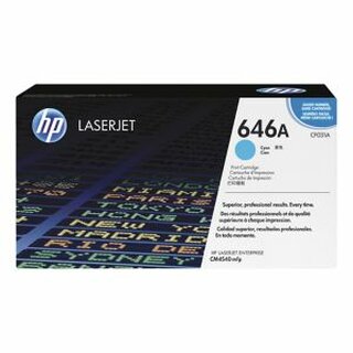 HP Toner CF031A 646A, Kapazitt: 12.500 Seiten, cyan