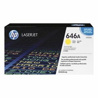 HP Toner CF032A 646A, Kapazitt: 12.500 Seiten, gelb