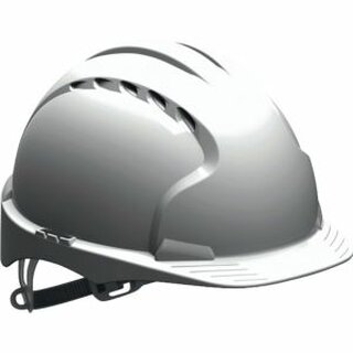 Schutzhelm JSP EVO3 AJF160, aus HDPE, Gleitverschluss belftet, wei