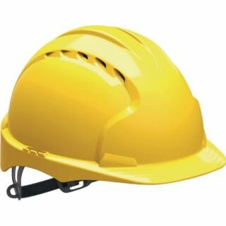 Schutzhelm JSP EVO3 AJF160, aus HDPE, Gleitverschluss belftet, gelb