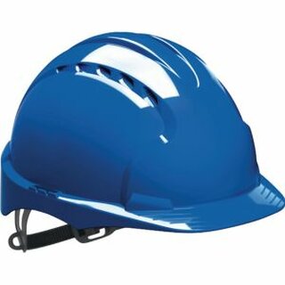 Schutzhelm JSP EVO3 AJF160, aus HDPE, Gleitverschluss belftet, blau