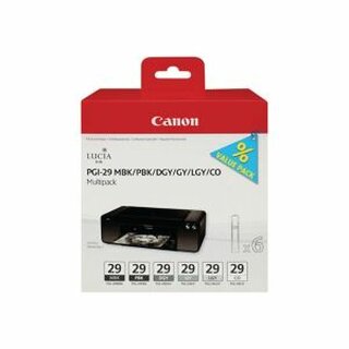 Canon Tinte 4868B018 Pgi-29, 1750 Seiten, 6 Farben