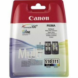 Canon Tinte 2970B011, 220 Seiten, 4 Farben cmyk, 2 Stck