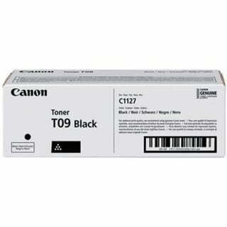 Canon TONER T09 BK.Seitenleistung: 7600 Seiten, Druckfarben: Schwarz.