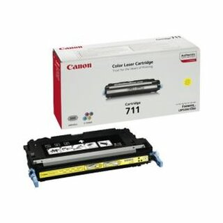 Toner Canon 1657B002 - 711, Reichweite: 6.000 Seiten, gelb