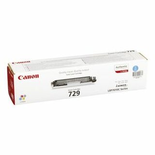 Toner Canon 4369B002 - 729, Reichweite: 1.000 Seiten, cyan