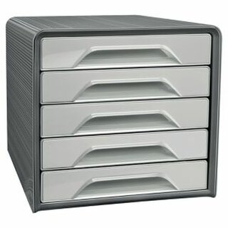 Schubladen Box Cep Smoove 5 Schubladen, grau