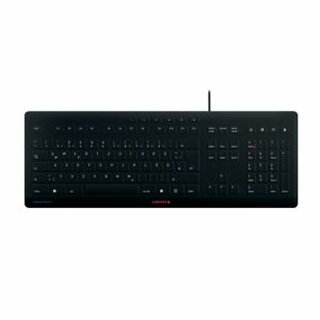 Cherry Tastatur JK8502DE2 STREAM PROTECT, kabelgeb., Schutzmembran, QWERTZ, swz