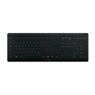 Cherry JK-8552DE-2 Tastatur STREAM PROTECT, kabellos, Schutzmembran, QWERTZ, swz