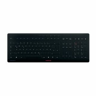 Cherry Tastatur JK8552DE2 STREAM PROTECT, kabellos, Schutzmembran, QWERTZ, swz