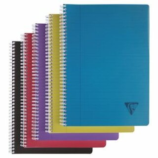 Collegeblock Clairefontaine 329146C, A4, liniert, 90g, 4fach gelocht, 80 Blatt