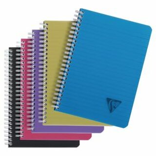 Collegeblock Clairefontaine 329546C, A5, liniert, 90g, 4fach gelocht, 80 Blatt