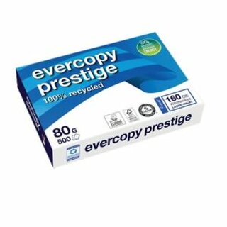 Kopierpapier Evercopy Prestige 1914, Recycling, A4, 90g, 500 Blatt