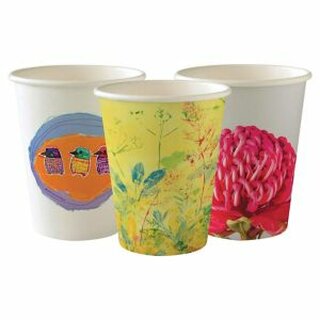 Biocup Becher Duni Art Series 240ml 50 Stck