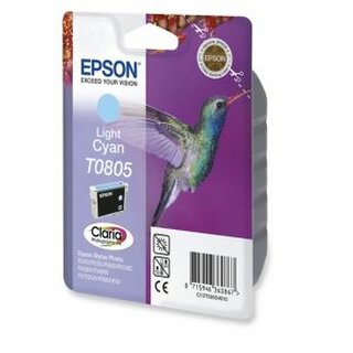 Epson Tintenpatrone T080540, Reichweite: 410 Seiten, cyan light